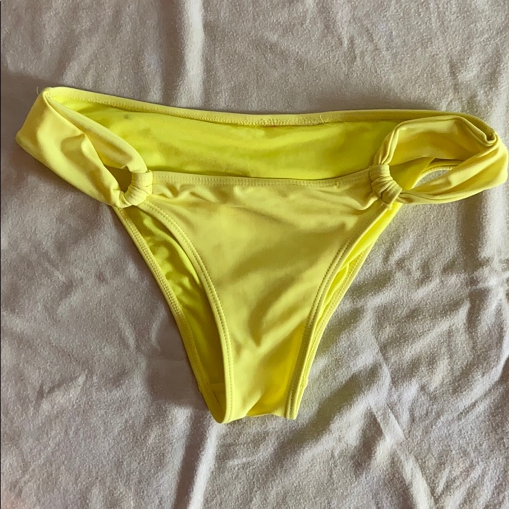 Yellow bikini bottom